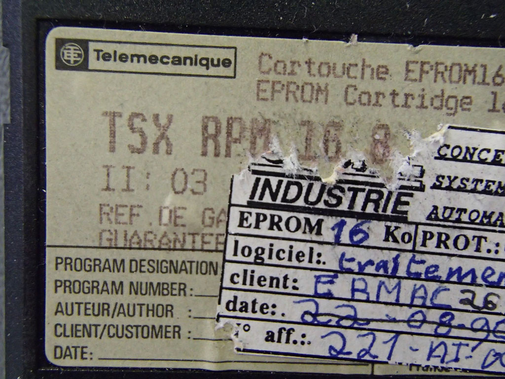 TÉLÉMÉCANIQUE  TSXRPM168