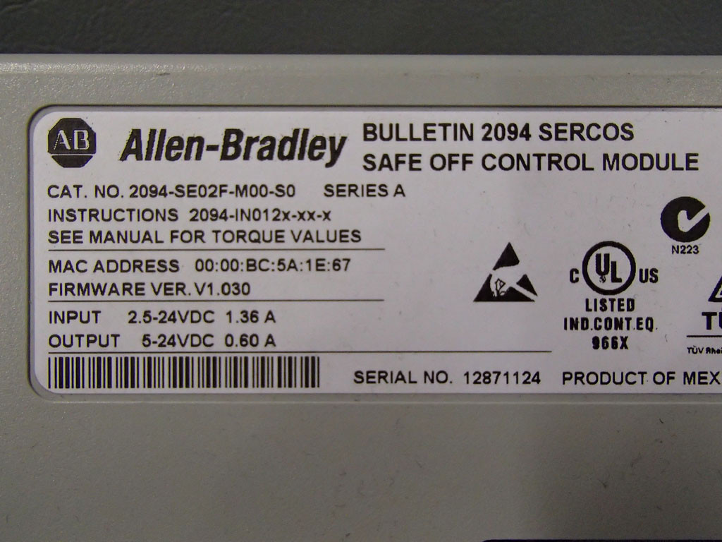 ALLEN-BRADLEY 2094-SE02F-M00-S0