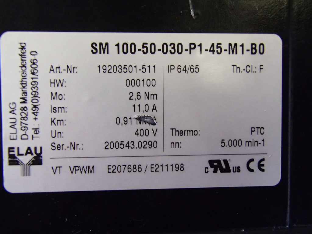 ELAU SM100-50-030-P1-45-M1-B0