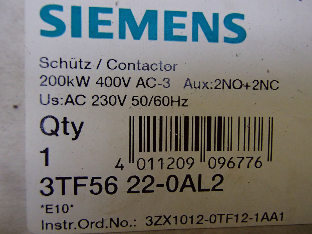 SIEMENS 3TF5622-0AL2