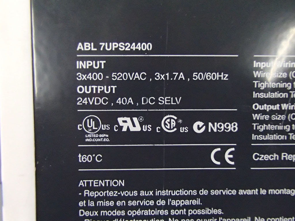 TÉLÉMÉCANIQUE  ABL7UPS24400