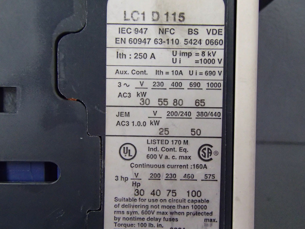 TÉLÉMÉCANIQUE  LC1D115