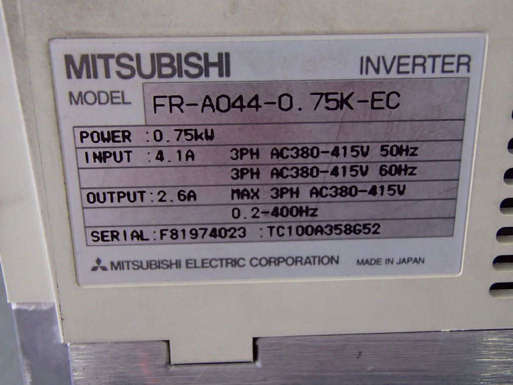 MITSUBISHI  FR-A044-0.75K-EC
