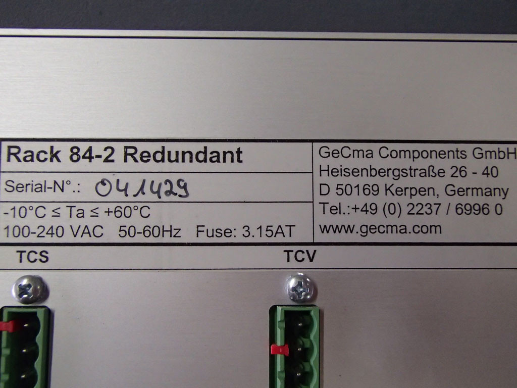 GECMA RACK84-2REDUNDANT