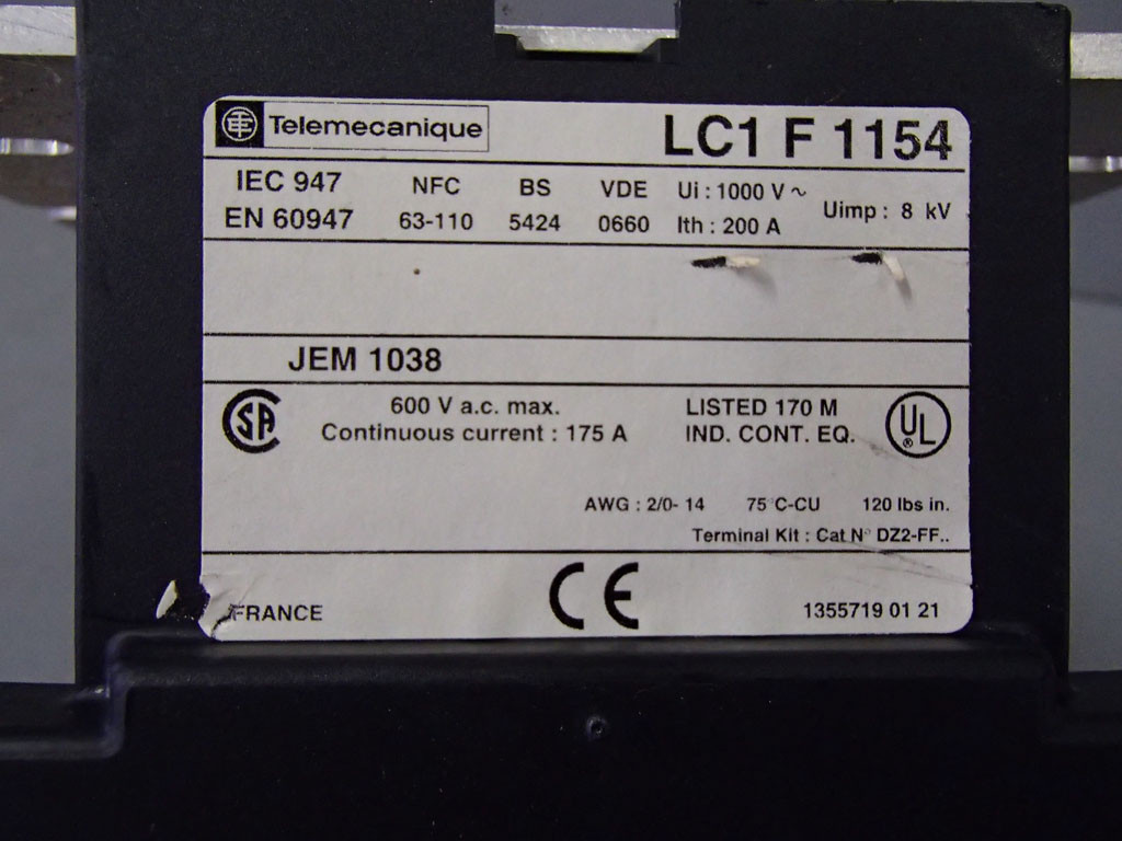 TÉLÉMÉCANIQUE  LC1F1154