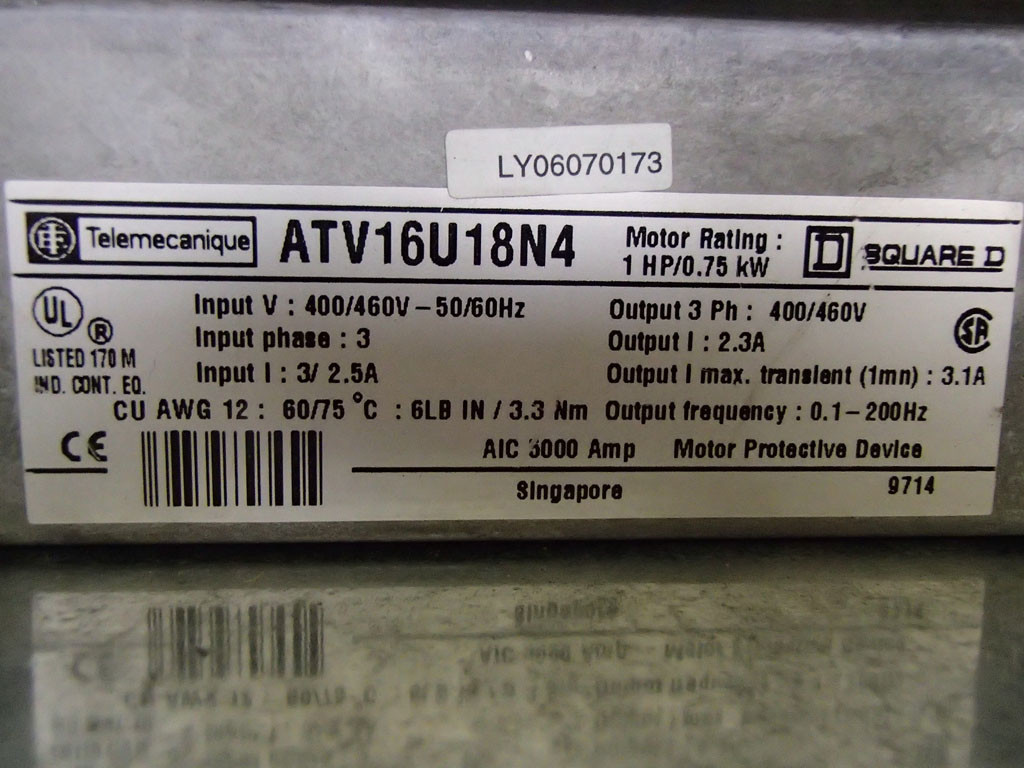 TÉLÉMÉCANIQUE  ATV16U18N4