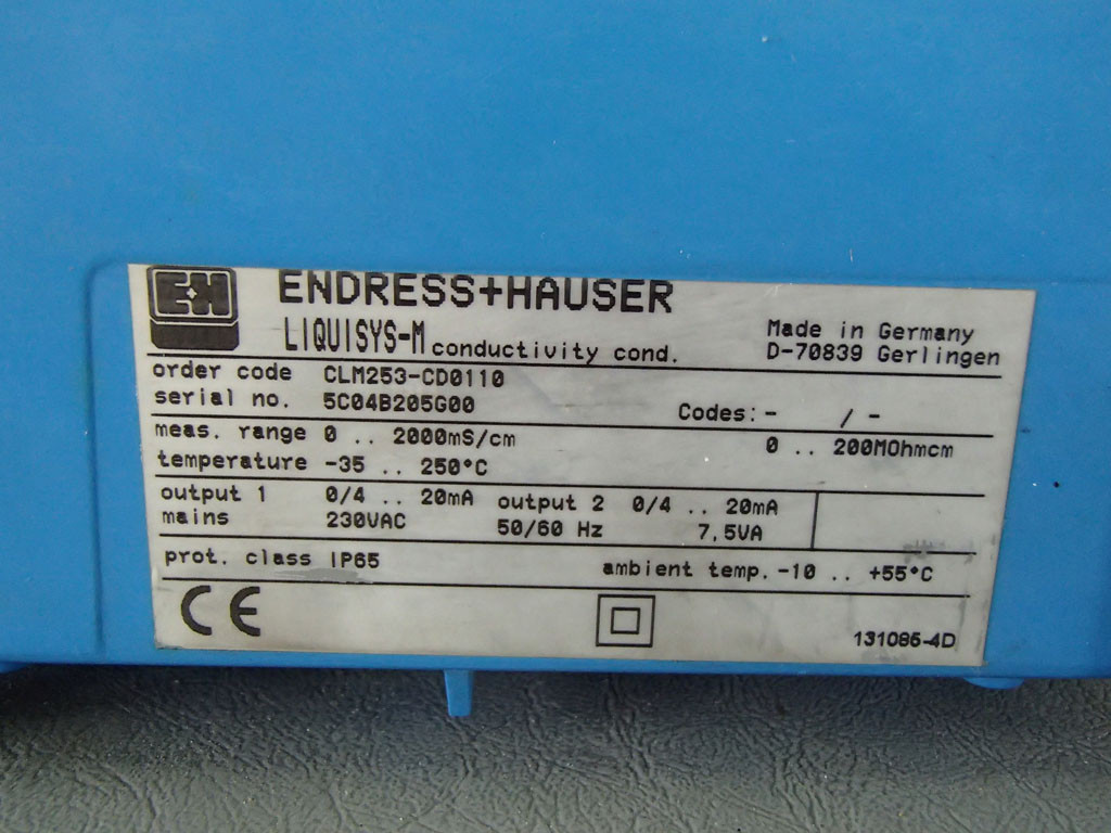 ENDRESS+HAUSER CLM253-CD0110