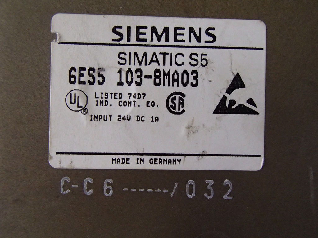 SIEMENS 6ES5103-8MA03