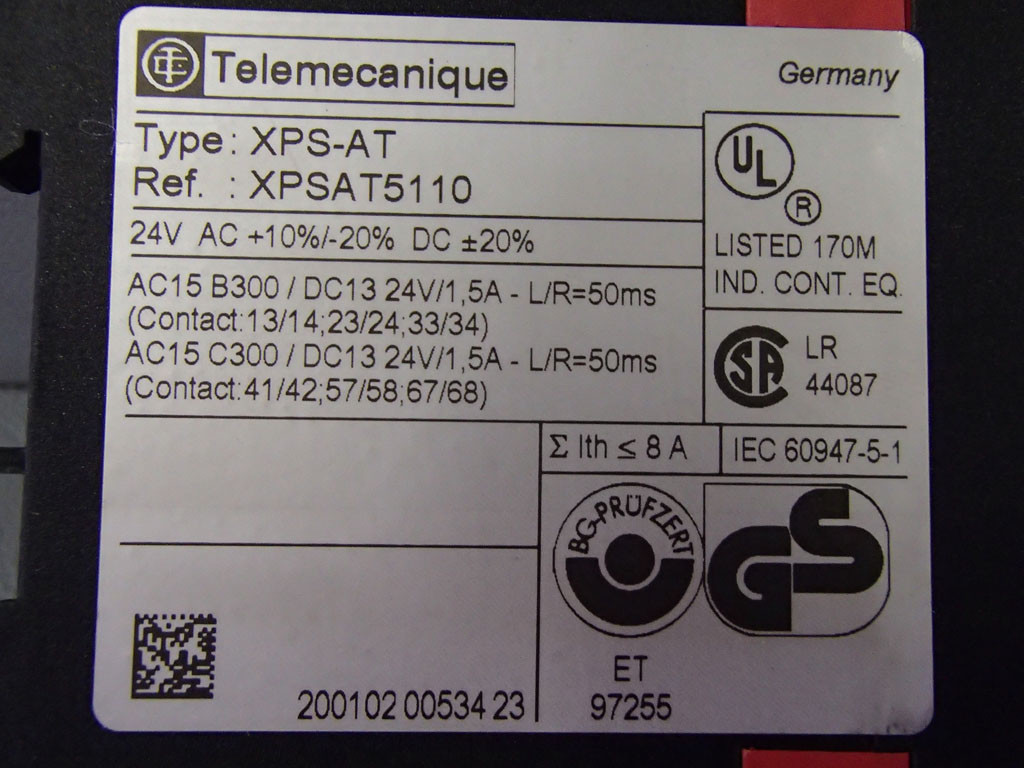 TÉLÉMÉCANIQUE  XPS-AT5110