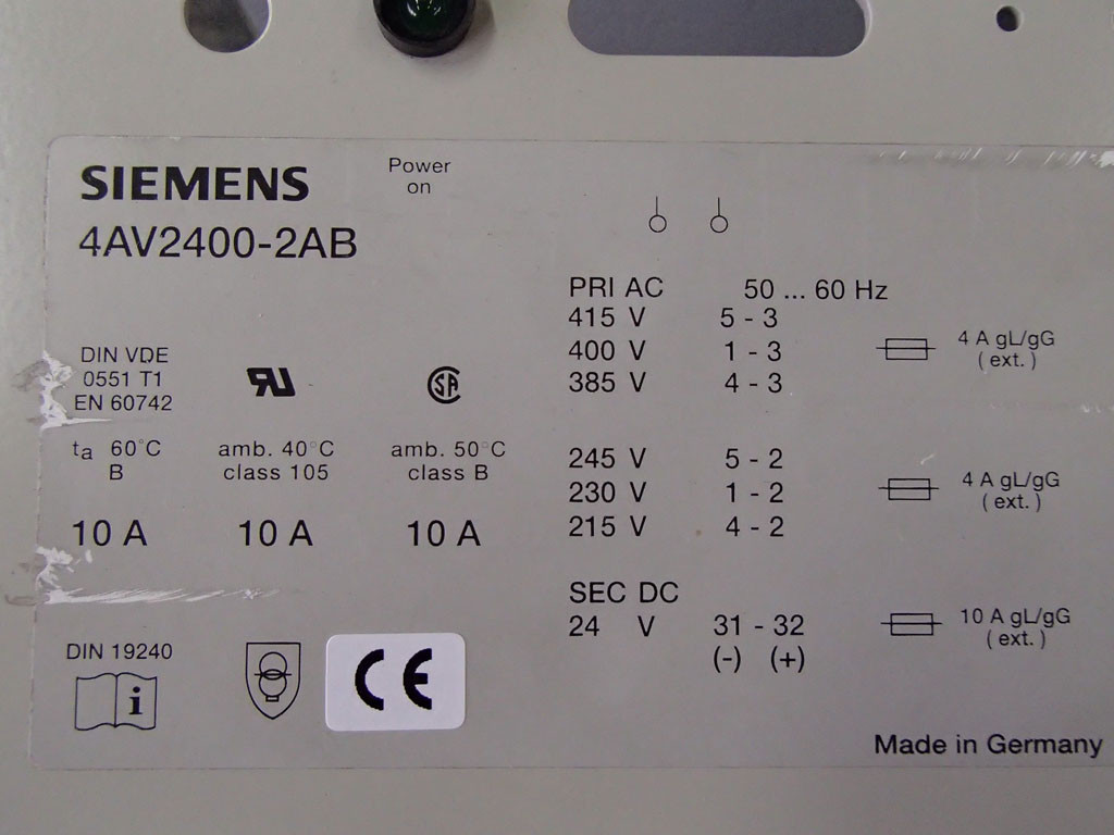 SIEMENS 4AV2400-2AB