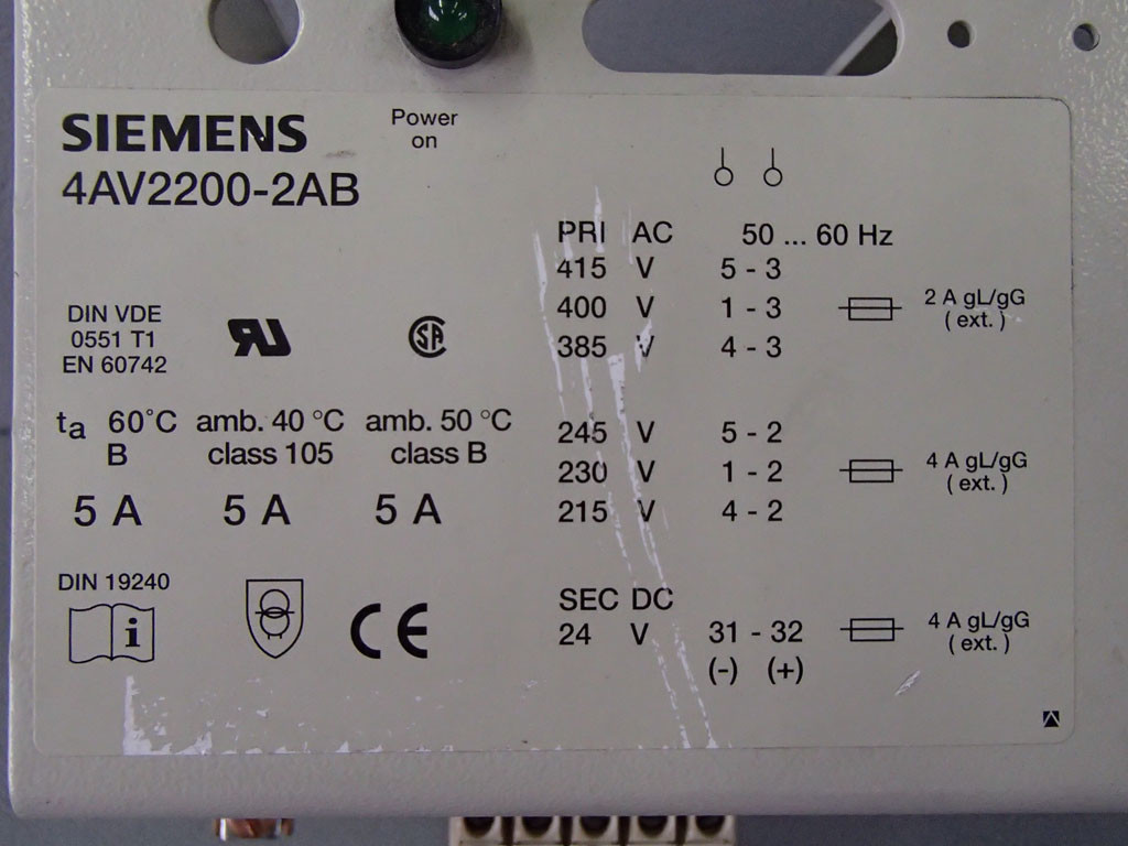 SIEMENS 4AV2200-2AB