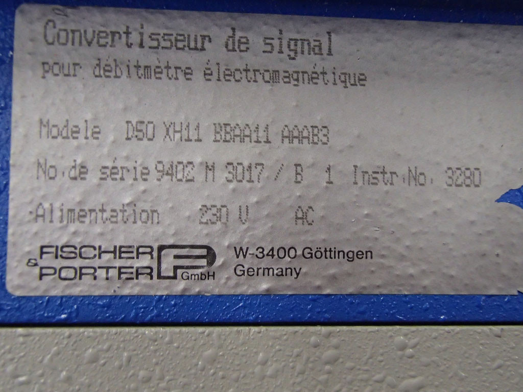 FISCHER PORTER D50XH11BBAA11AAAB3