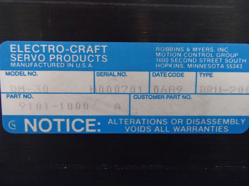 ELECTRO CRAFT BRU-2009101-1000