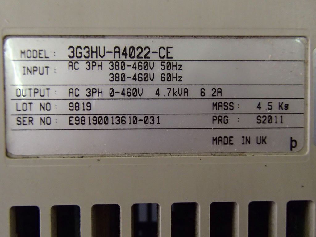 OMRON  3G3HV-A4022-CE