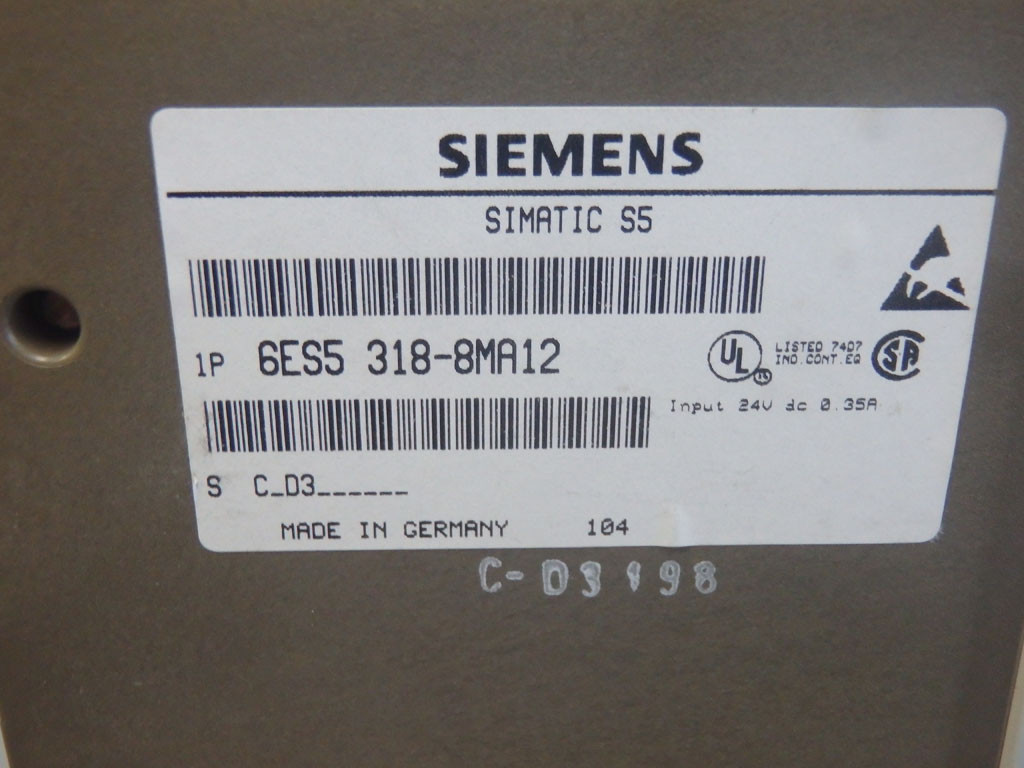 SIEMENS 6ES5318-8MA12