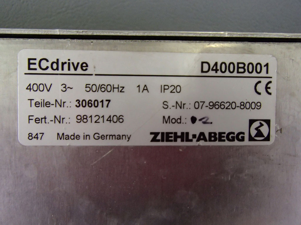 ZIEHL-ABEGG D400B001
