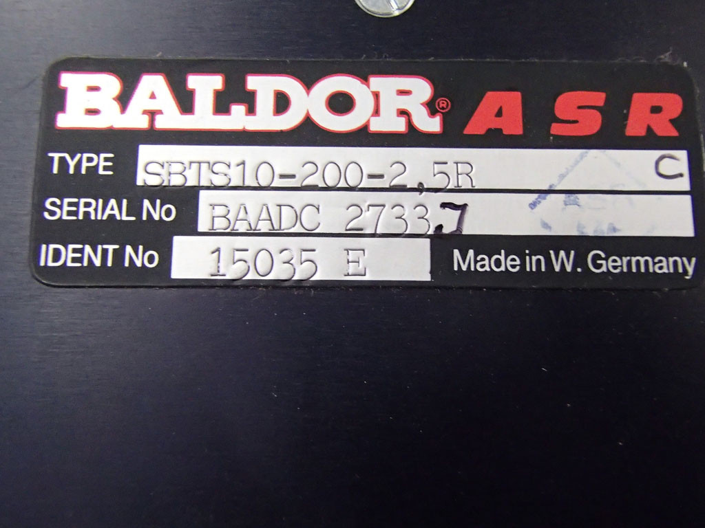 BALDOR SBTS10-200-2.5R