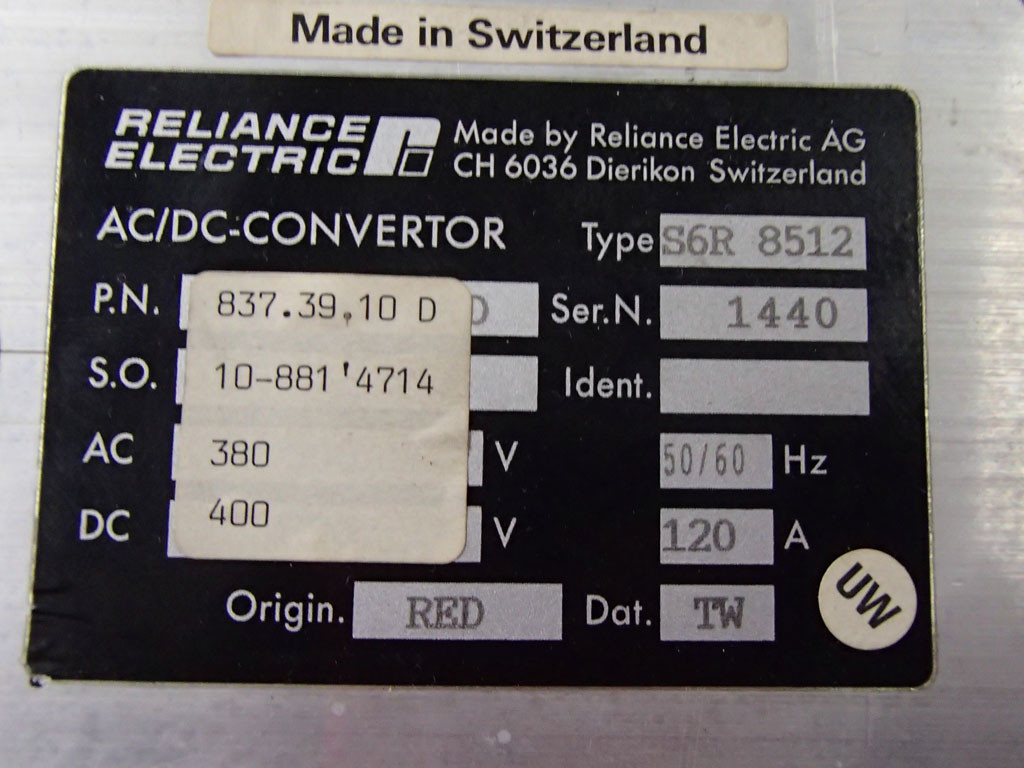RELIANCE ELECTRIC 837.39.10D