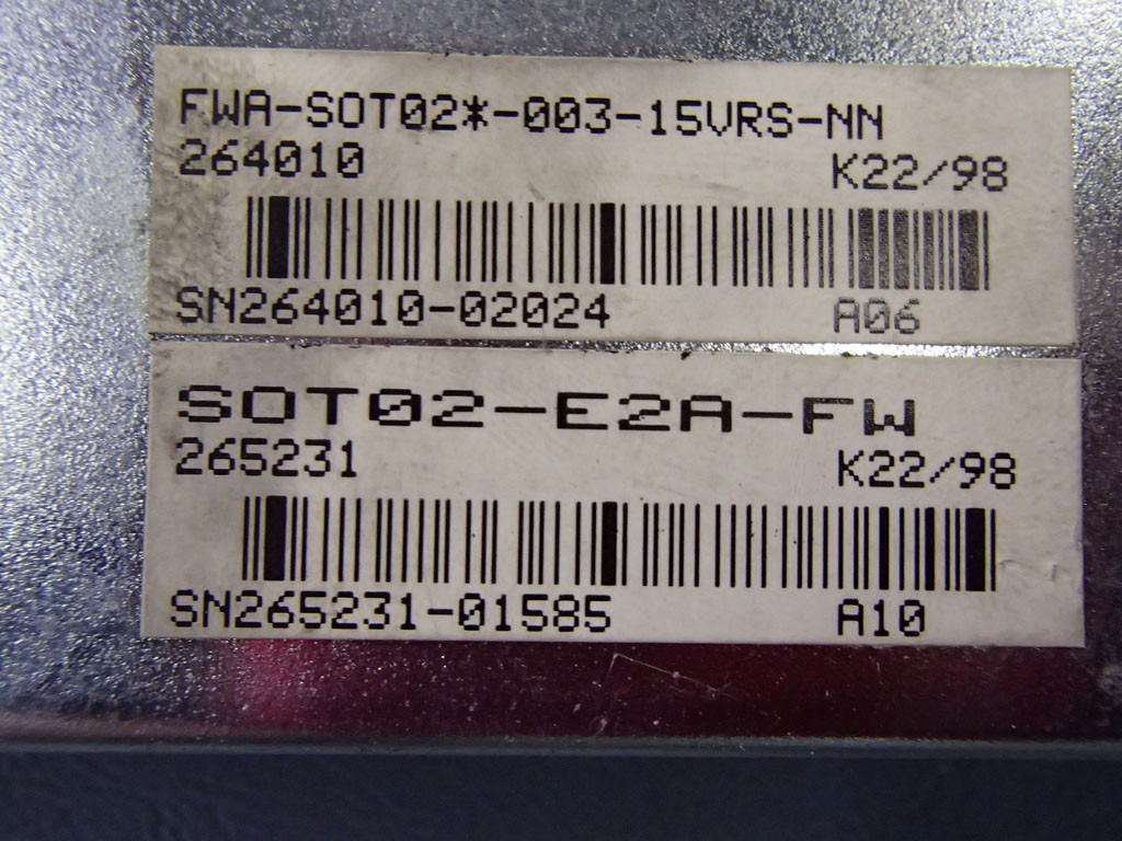 INDRAMAT  FWA-SOT02.-003-15VRS-NN