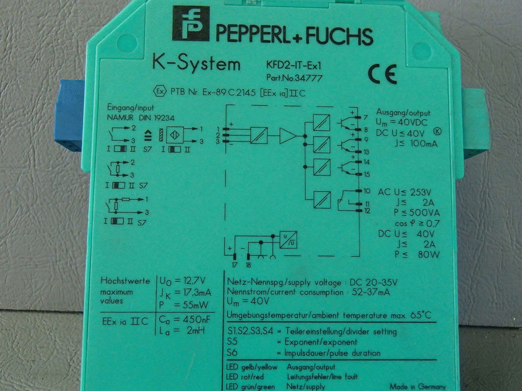 PEPPERL FUCHS KFD2-IT-EX1