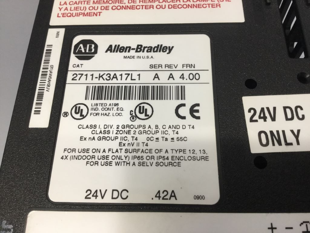 ALLEN-BRADLEY 2711-K3A17L1