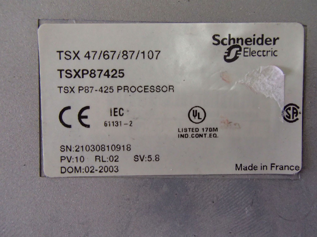 TÉLÉMÉCANIQUE  TSXP87425