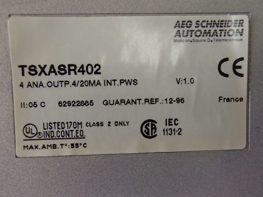 TÉLÉMÉCANIQUE  TSXASR402