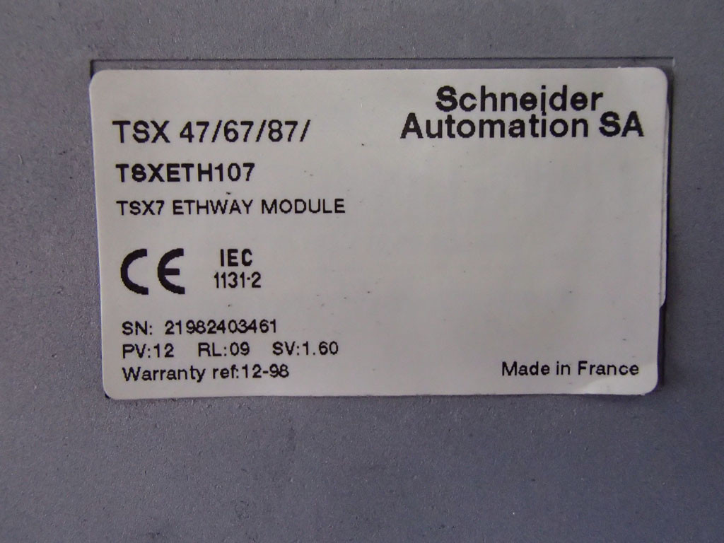 TÉLÉMÉCANIQUE  TSXETH107