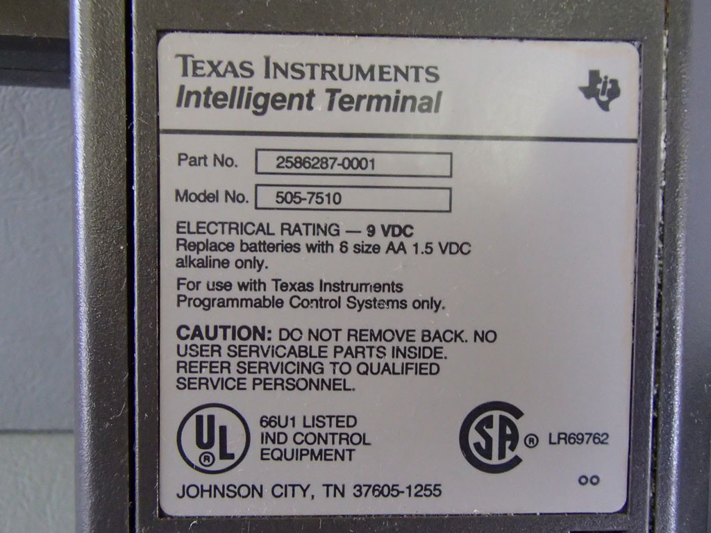 TEXAS INSTRUMENTS 505-7510