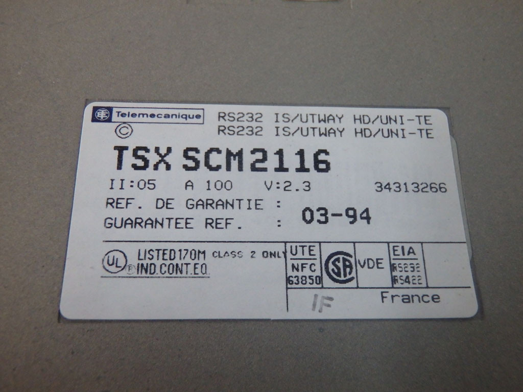 TÉLÉMÉCANIQUE  TSXSCM2116