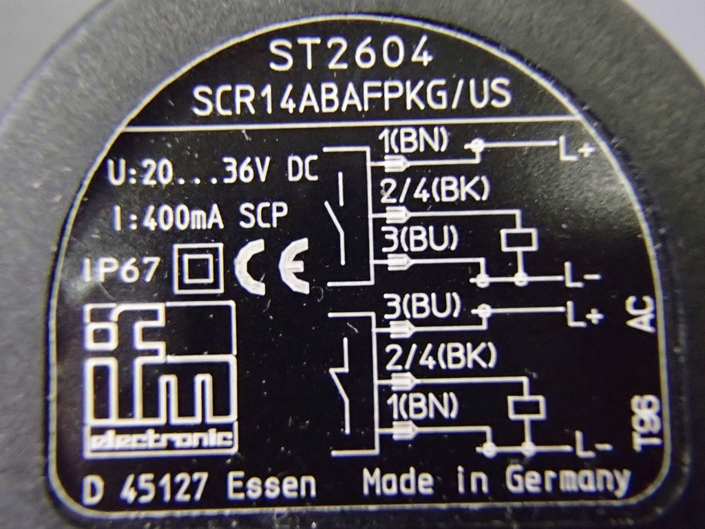 IFM ELECTRONIC ST2604