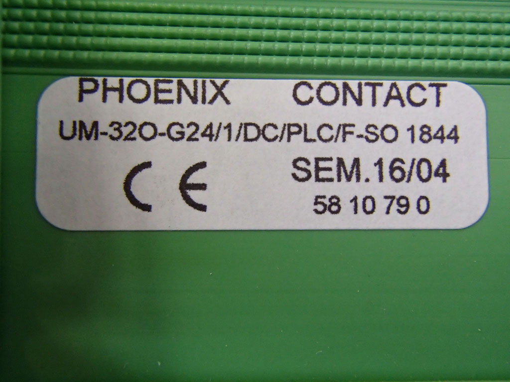 PHOENIX CONTACT  UM320-G24/1/DC/PLC/F-SO1844