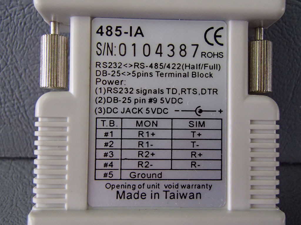 INTERFACE CONVERTER 485-IA