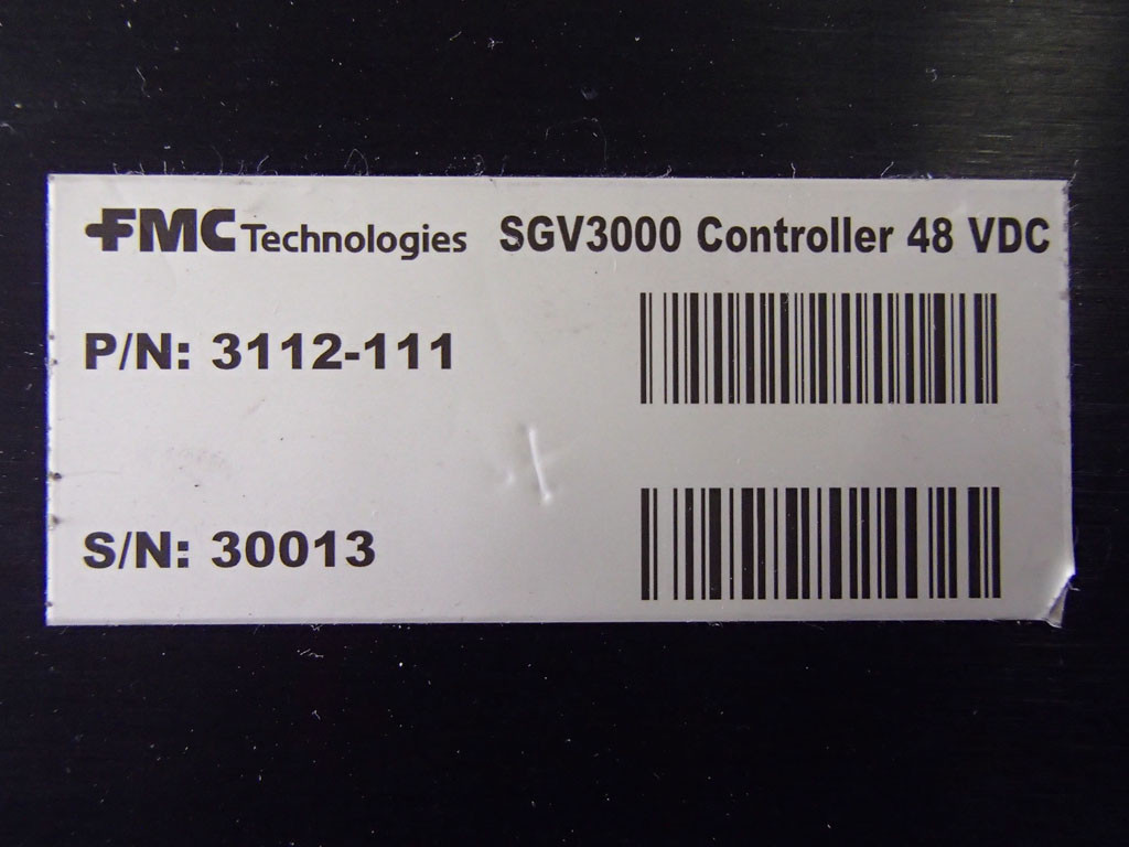FMC TECHNOLOGIES SGV3000