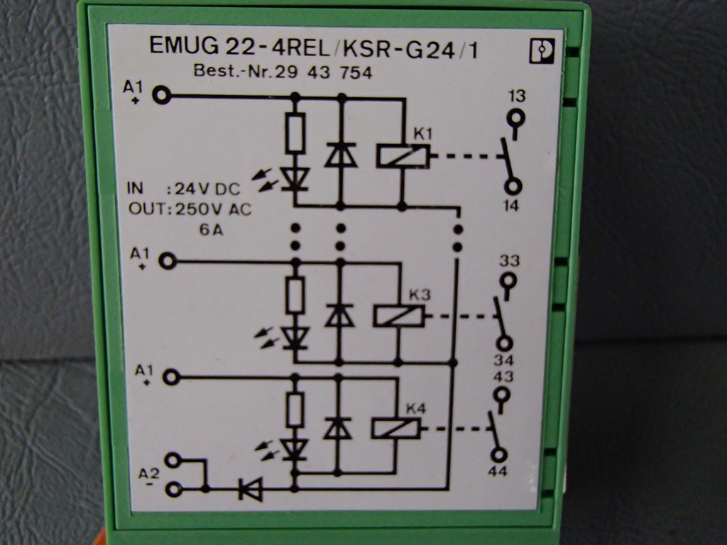 PHOENIX CONTACT EMUG22-4REL/KSR-G24-1