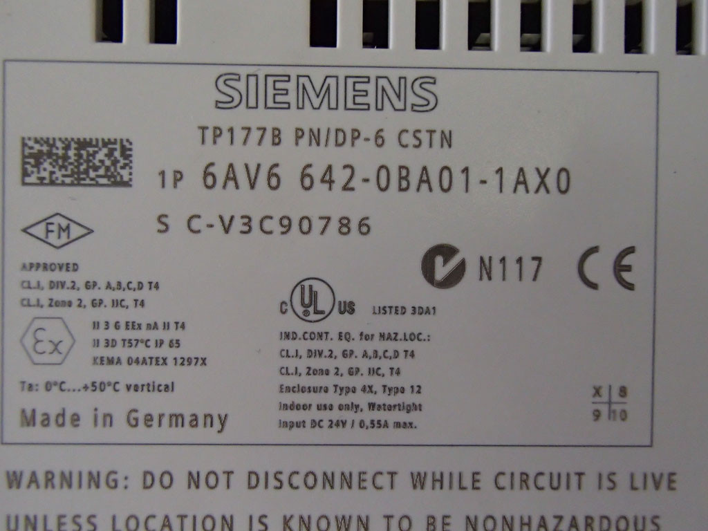SIEMENS 6AV6642-0BA01-1AX0