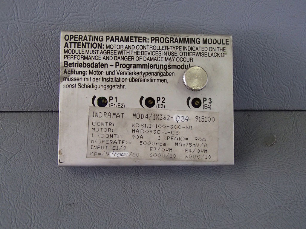 INDRAMAT MOD4/1X362-034