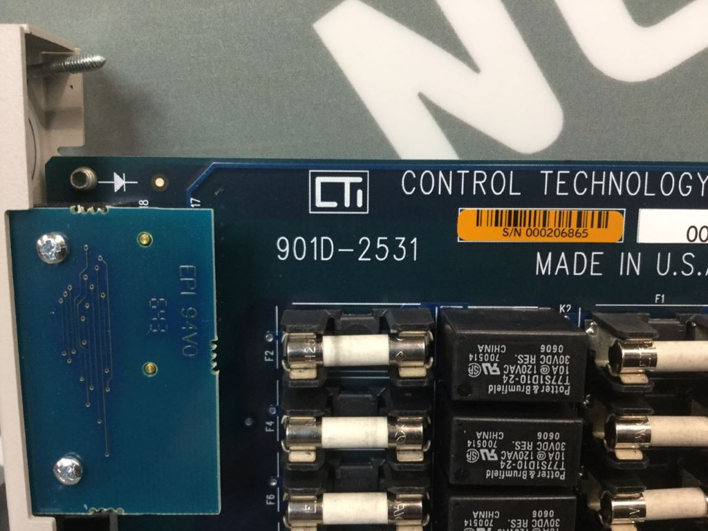 CONTROL TECHNOLOGY INC 901D-2531