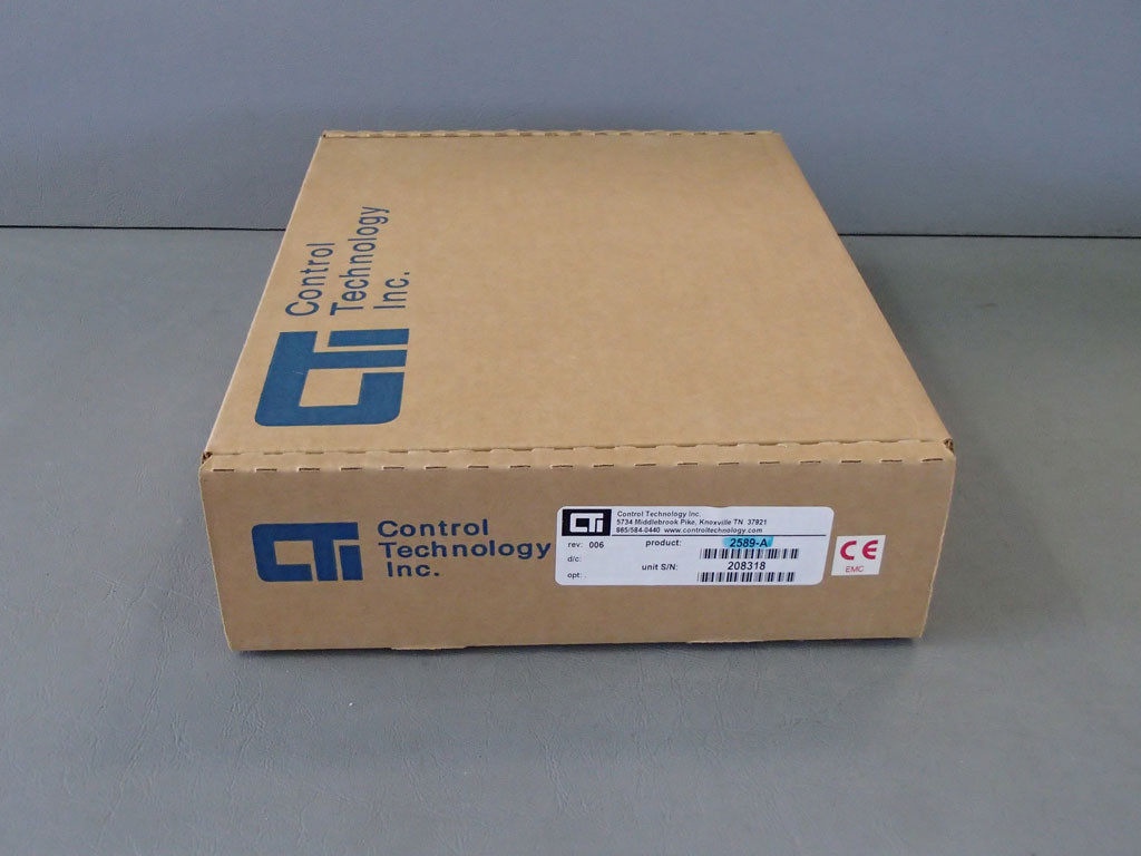 CONTROL TECHNOLOGY INC 901E-2589-A