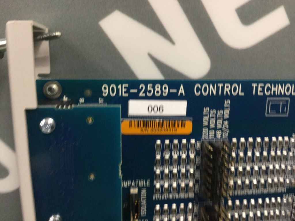 CONTROL TECHNOLOGY INC 901E-2589-A
