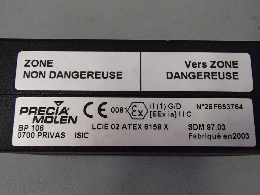 PRECIA LCIE02ATEX6168X