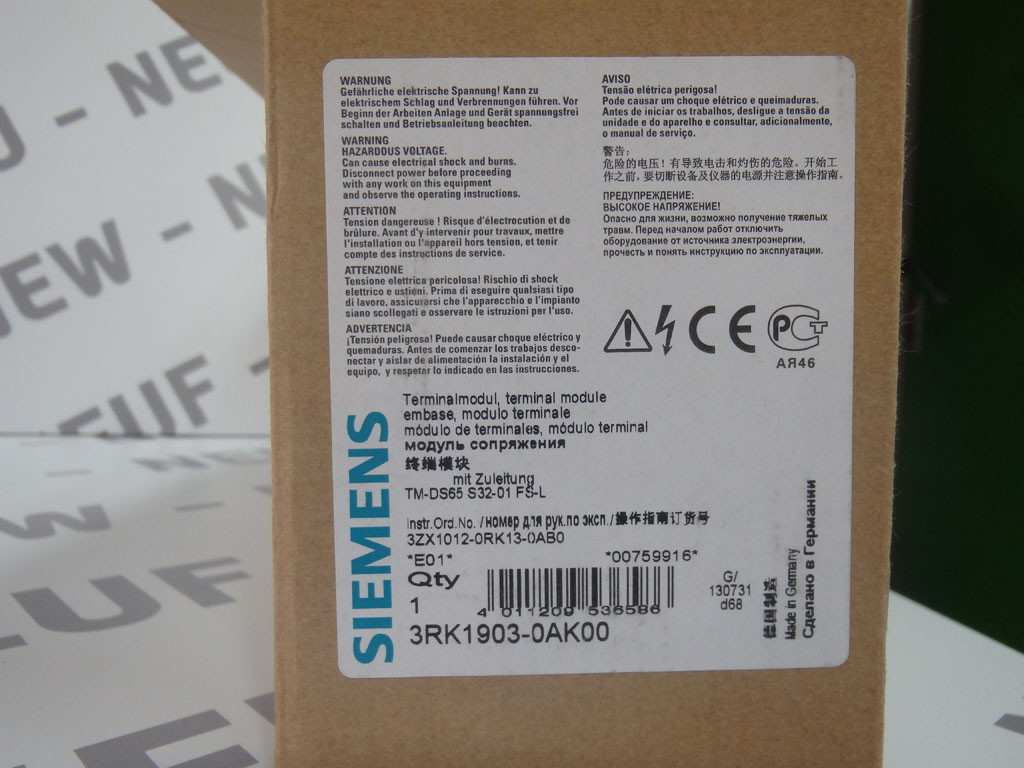 SIEMENS 3RK1903-0AK00