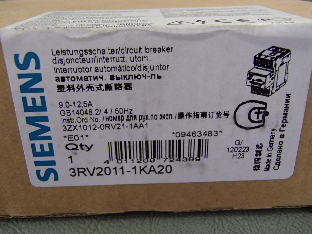 SIEMENS 3RV2011-1KA20