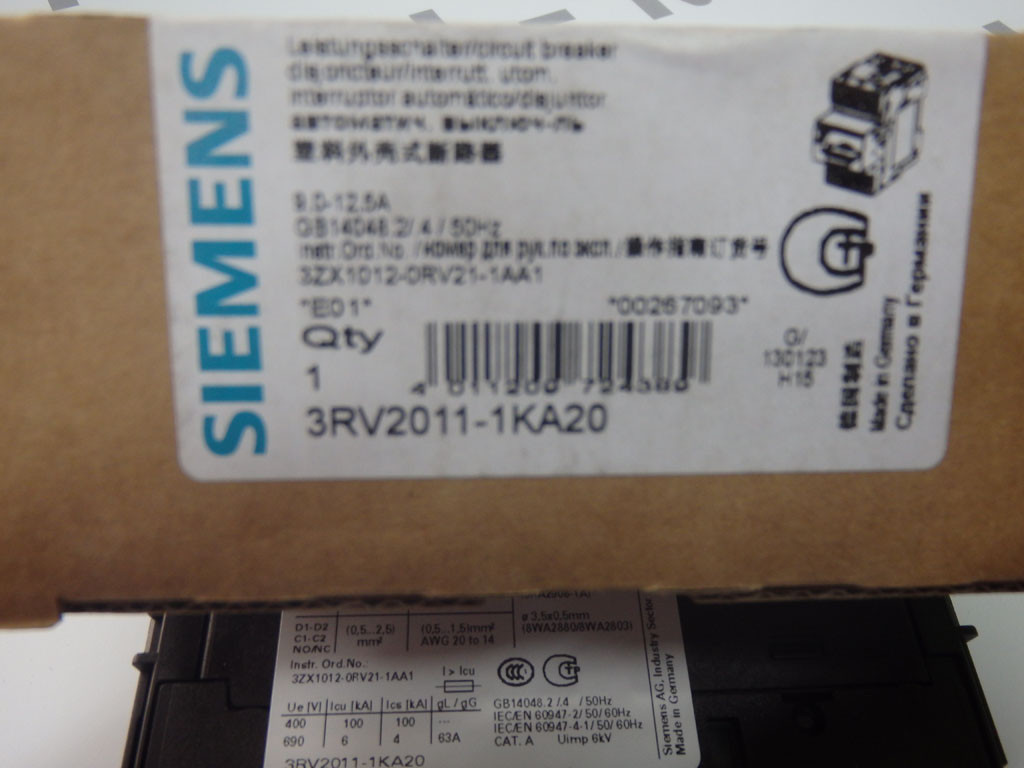 SIEMENS 3RV2011-1KA20