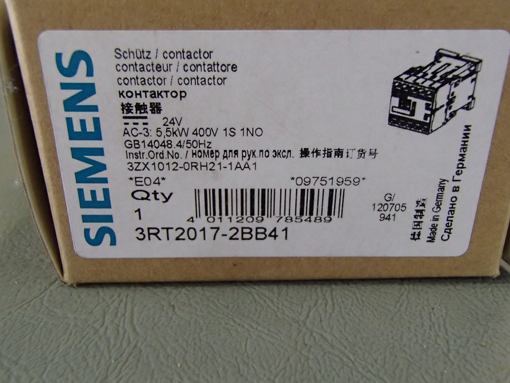 SIEMENS 3RT2017-2BB41