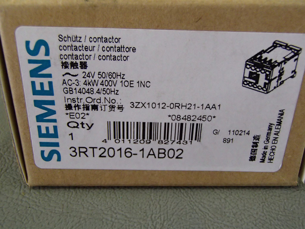 SIEMENS 3RT2016-1AB02