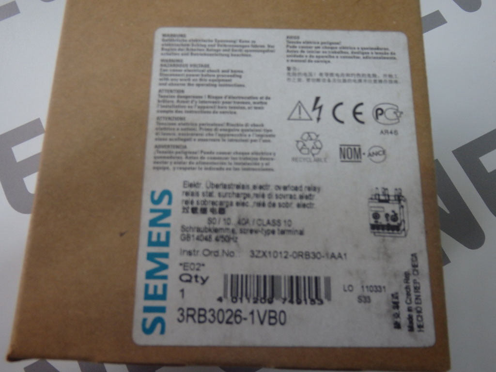 SIEMENS 3RB3026-1VB0