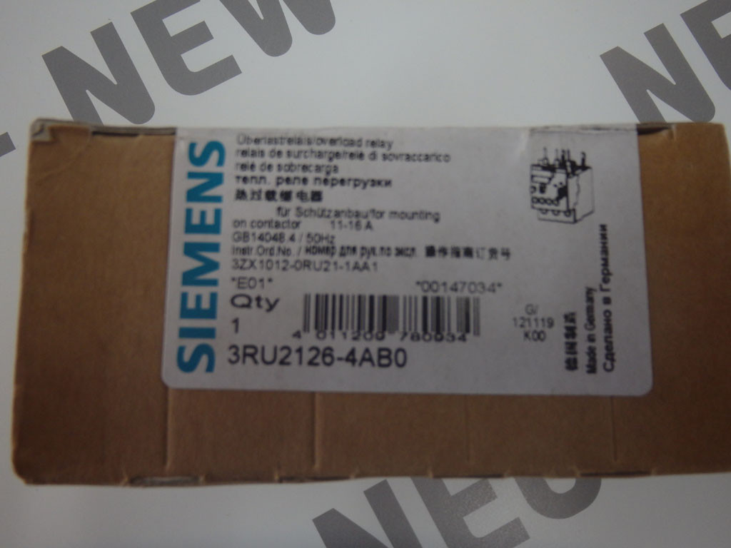 SIEMENS 3RU2126-4AB0