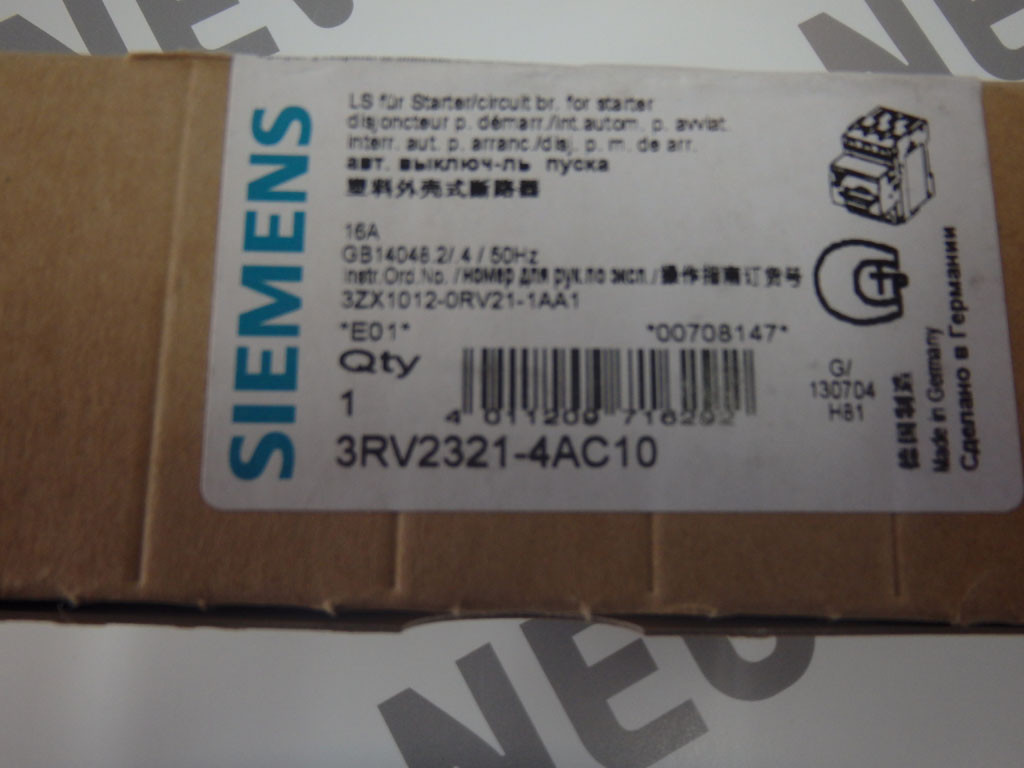 SIEMENS 3RV2321-4AC10