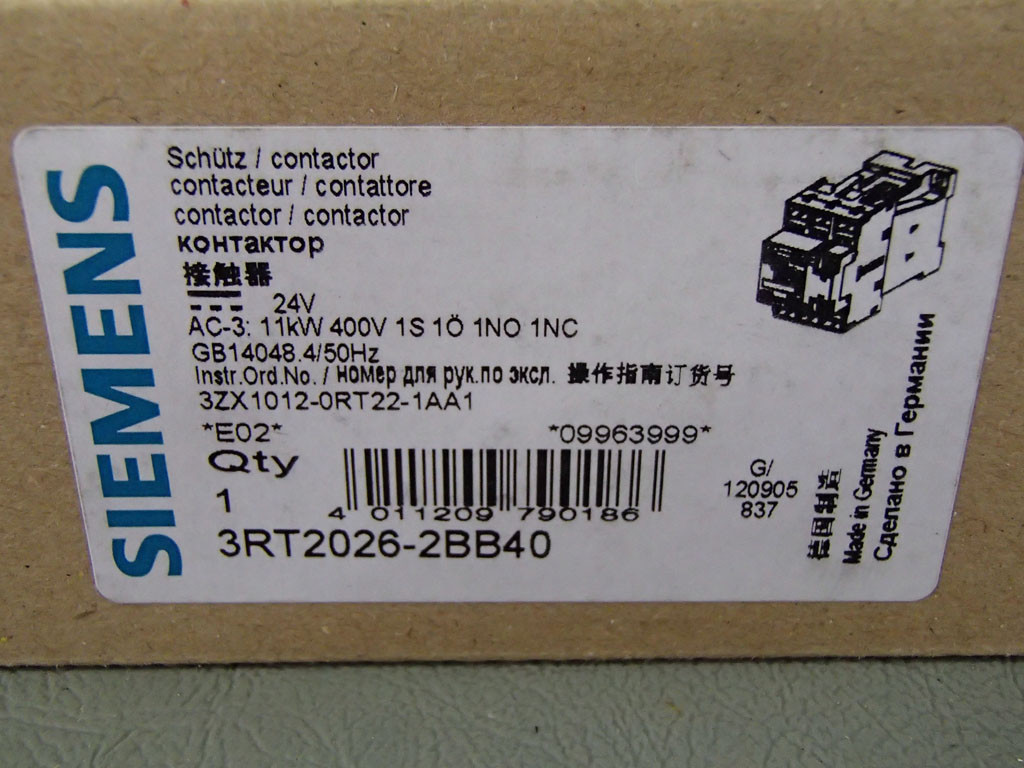 SIEMENS 3RT2026-2BB40